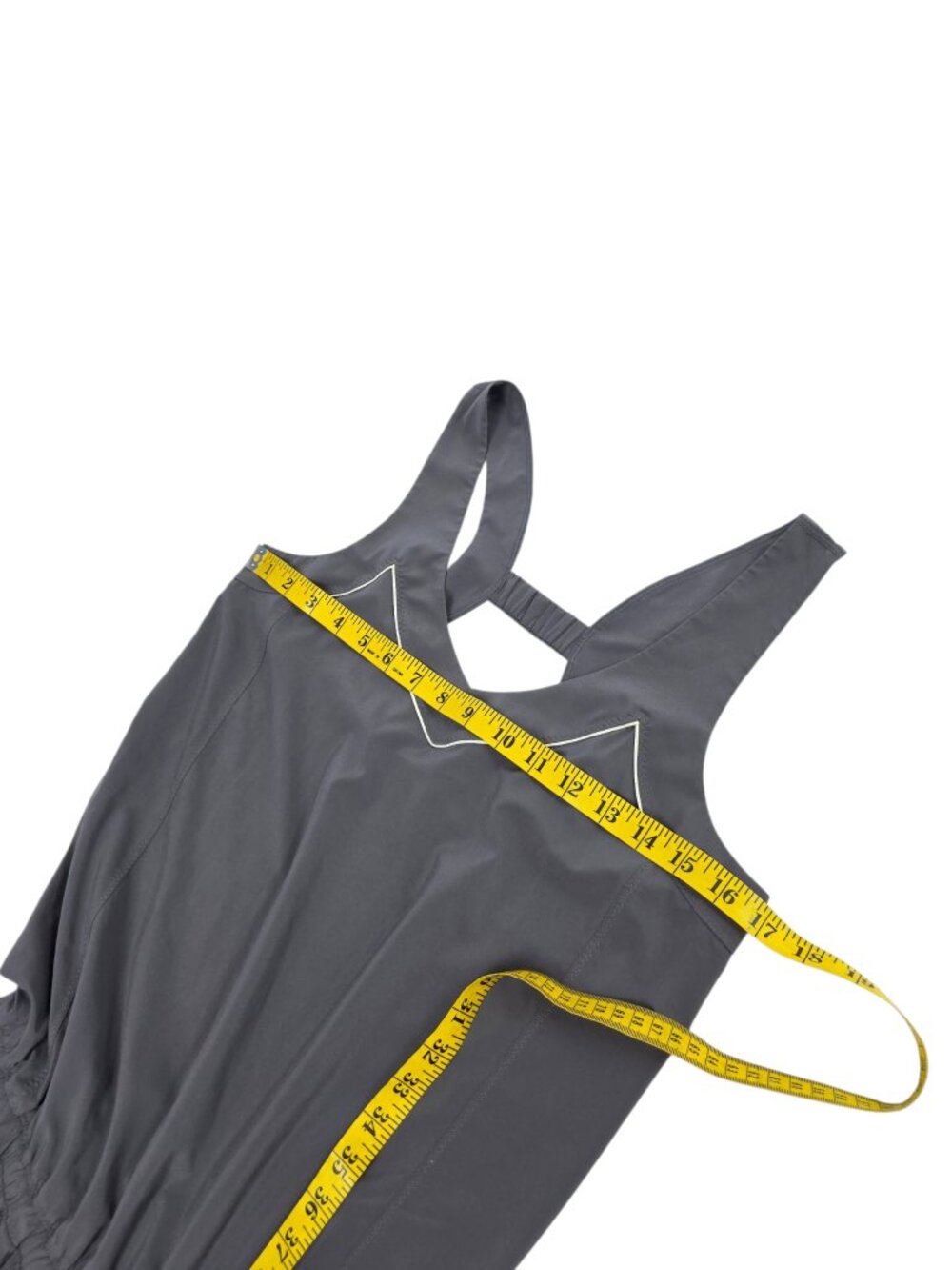 Lululemon Runsie Romper, One Piece, Grey, Lined Shorts, Lightweight - Picture 5 of 10